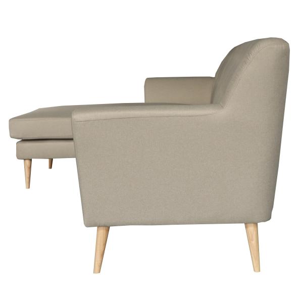 Padova højrevendt chaiselong sofa beige