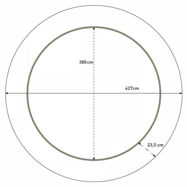 Bestplay Plus kantpude ø427cm