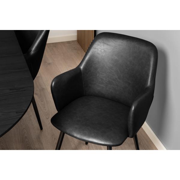 Mathilde kunstlæder sort