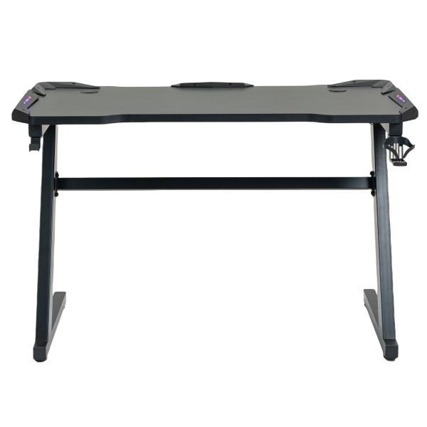 GameX med LED 120x60cm sort/sort