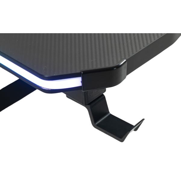 GameX gamerbord med LED sort 120x60cm