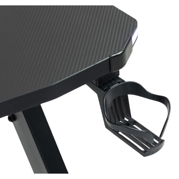 GameX gamerbord med LED sort 120x60cm