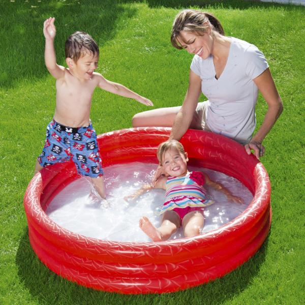 Bestway splash 'n smile rød 122x25cm