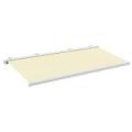 Elektrisk markise lukket 600x300cm hvid/creme