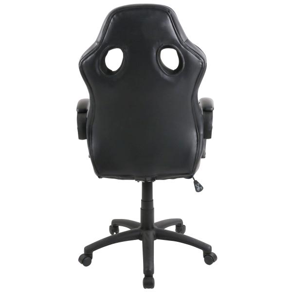 Jason LED kunstlæder sort/rød