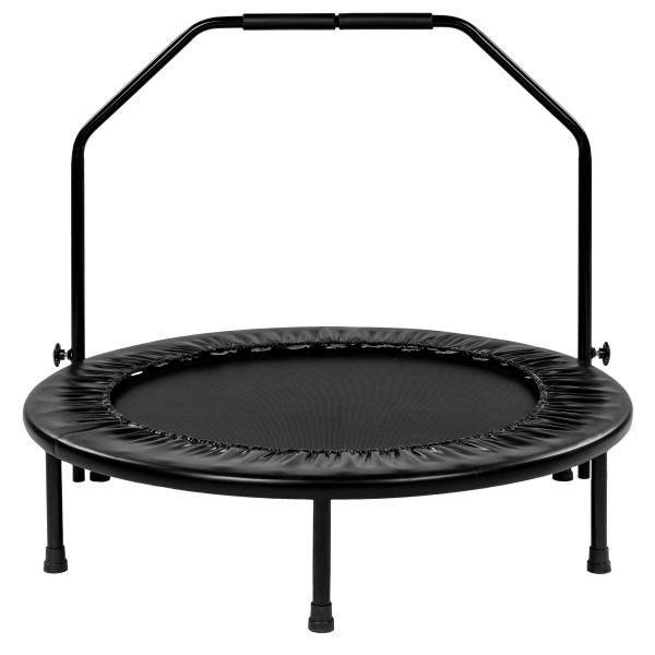 Powerme fitness trampolin m. håndtag sort ø100cm - Pris 1 stk. Ikke på lager - moreland.dk