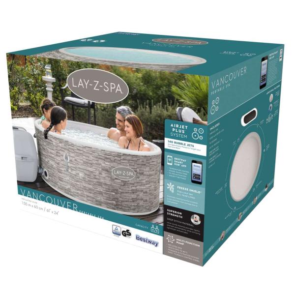 Bestway LayZ Spa Vancouver Airjet Plus Pris 1 stk. 3.499, kun 1 stk