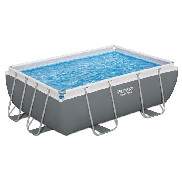 10: Bestway Power Steel Pool 282x196x84cm