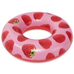 Bestway hindbær lyserød/rød ø119cm badering