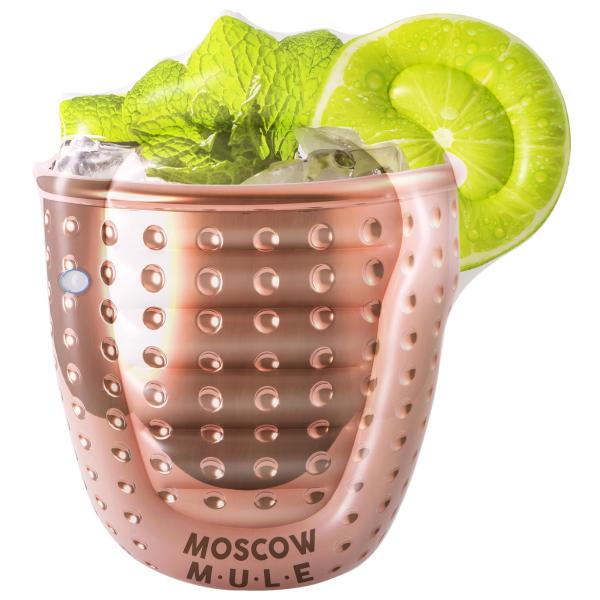 Bestway oppustelig luftmadras moscow mule 173x160cm