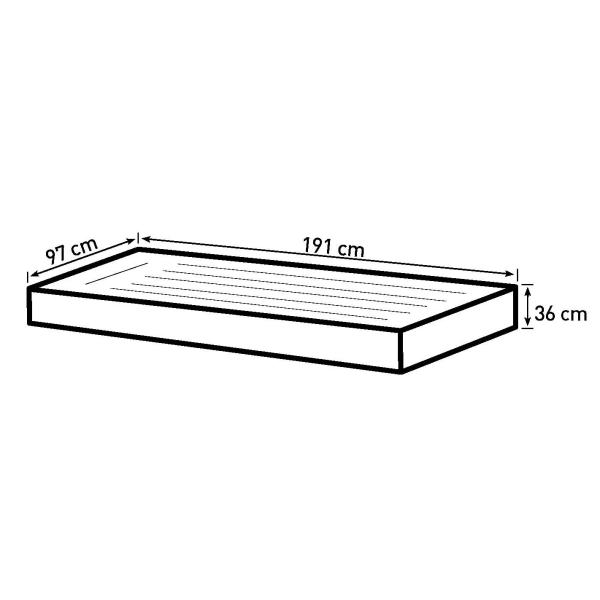 Bestway tritech twinsize 191x97x36cm