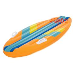 Bestway oppustelig surfboard orange 114x46cm luftmadras til pool
