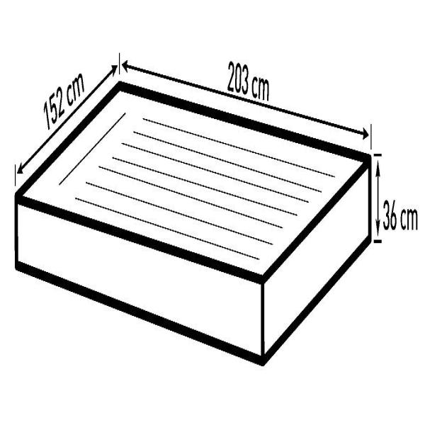 Bestway AlwayzAire queensize 203x152x36cm