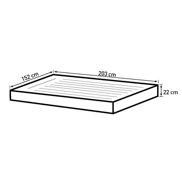 Bestway queensize 203x152x22cm