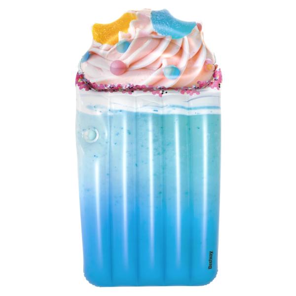 Bestway oppustelig luftmadras milkshake 185x99cm