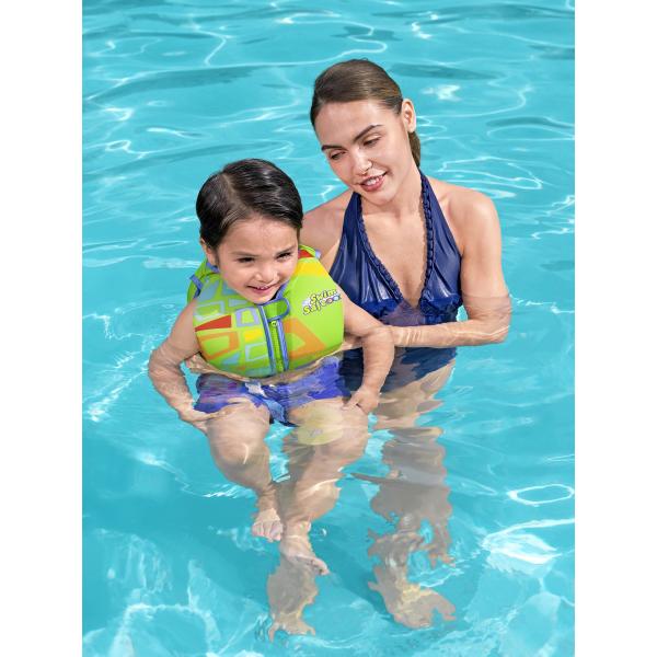 Bestway Swim Safe grøn 1-3 år