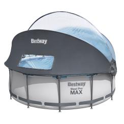 Bestway Steel Pro MAX med dome ø366x100cm badebassin / pool