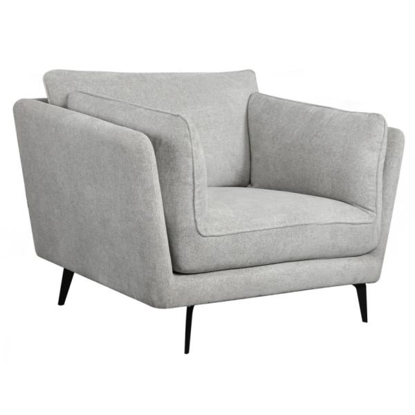 Billede af Furnhouse Bari stof lysegrå 119x93x94cm