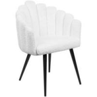 Jasmin teddy hvid/sort