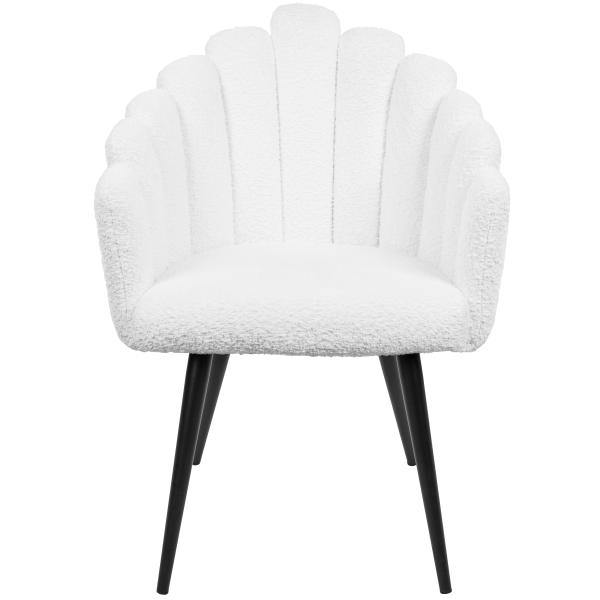 Jasmin teddy hvid/sort