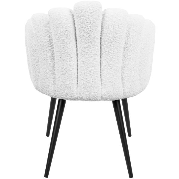 Jasmin teddy hvid/sort