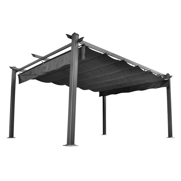 Essence pergola med dug 12m2