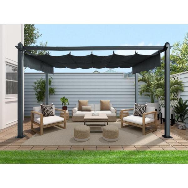 Essence manuel pergola med dug 12m2