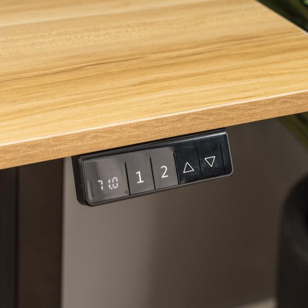 Hæve sænkebord natur 120x60cm