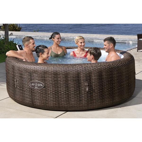 Lay-Z Spa Bali AirJet brun