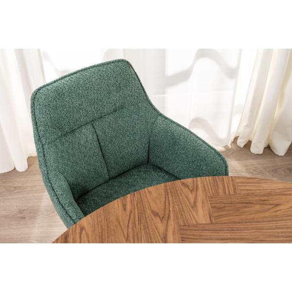 Louise med drejefunktion teddy mørkegrøn