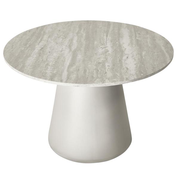 Tango sofabord grå travertin ø60x40cm