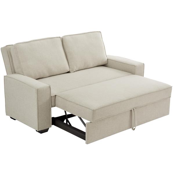 Detroit 3 pers. stof beige