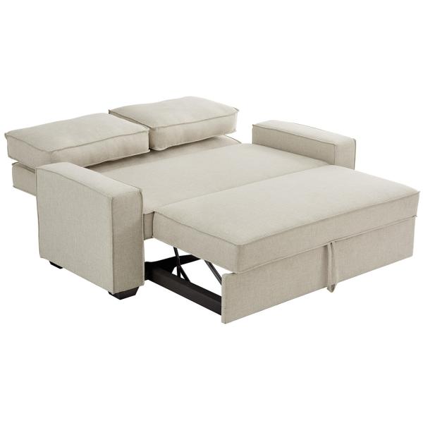 Detroit 3 pers. stof beige