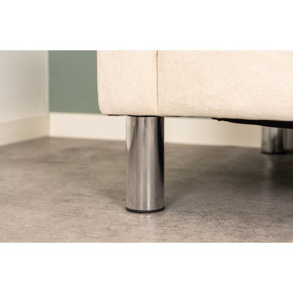 Atlanta højre-/venstrevendt stof beige