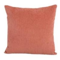 Pude fløjl rosa 50x50cm