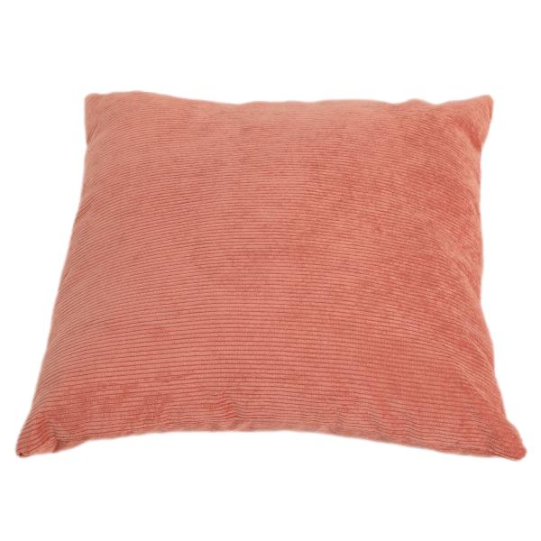 Pude fløjl rosa 50x50cm