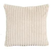 Pude imiteret pels beige 50x50cm