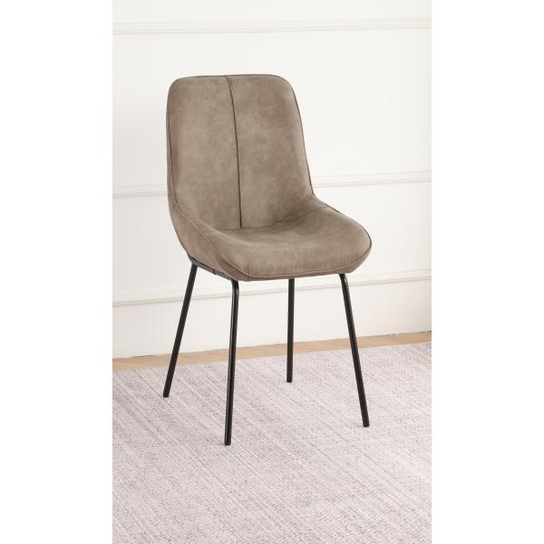 Alva suede gråbrun