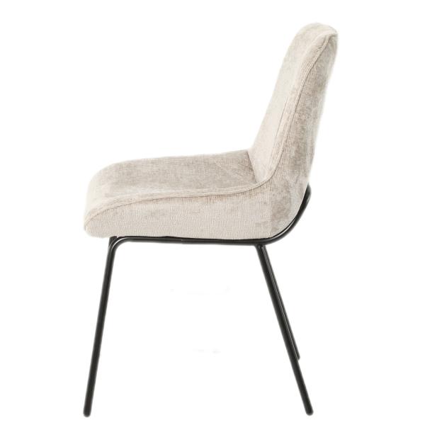 Alva fløjl beige