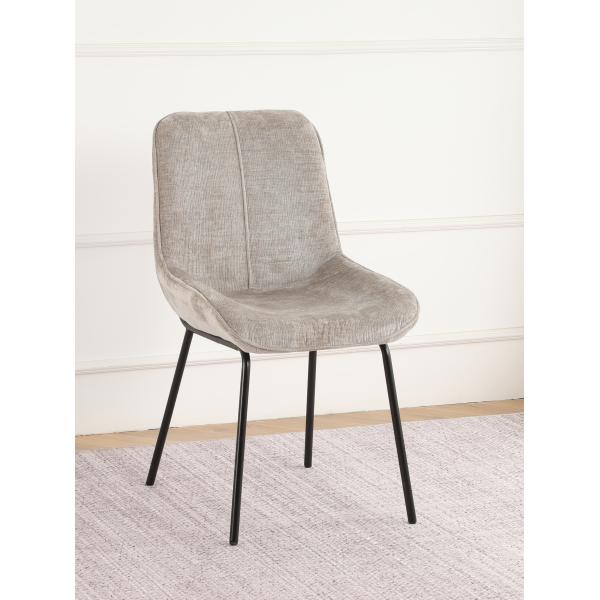 Alva fløjl beige