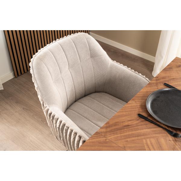 Laura med drejefunktion beige/sort