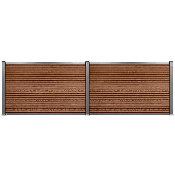 Komposithegnsæt 269x104cm brun