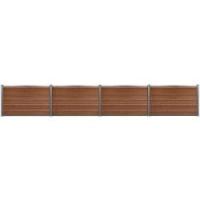 Komposithegnsæt 531x104cm brun