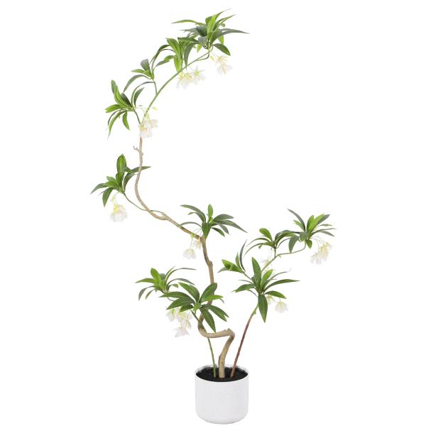 Kunstig Elaeocarpus-blomstertræ 100 cm