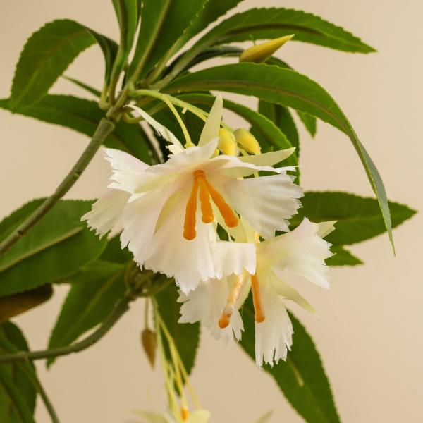 Kunstig Elaeocarpus-blomstertræ 120 cm