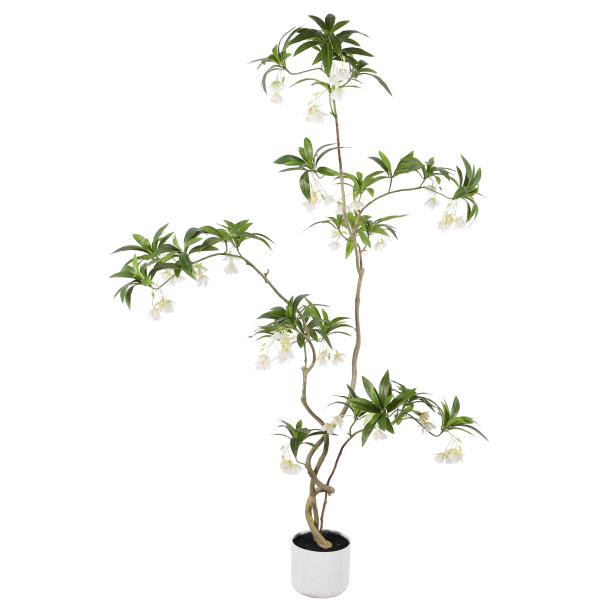 Kunstig Elaeocarpus-blomstertræ 150 cm