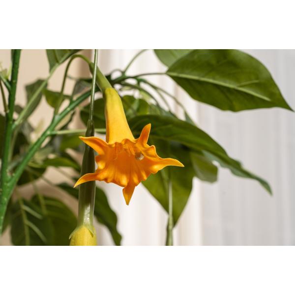 Kunstig Daturatræ orange 140 cm