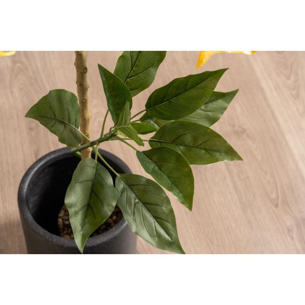 Kunstig Daturatræ orange 140 cm