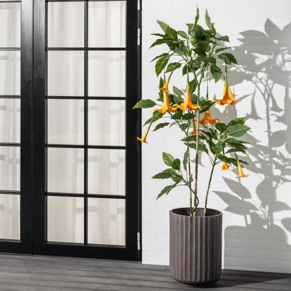Kunstig Daturatræ orange 160 cm