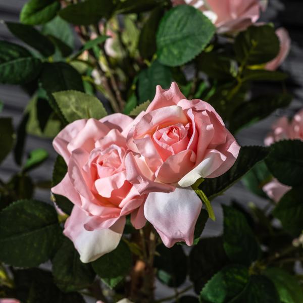 Kunstig Rosetræ lyserød 120 cm